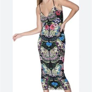 ASTR Butterfly Print Maxi Dress